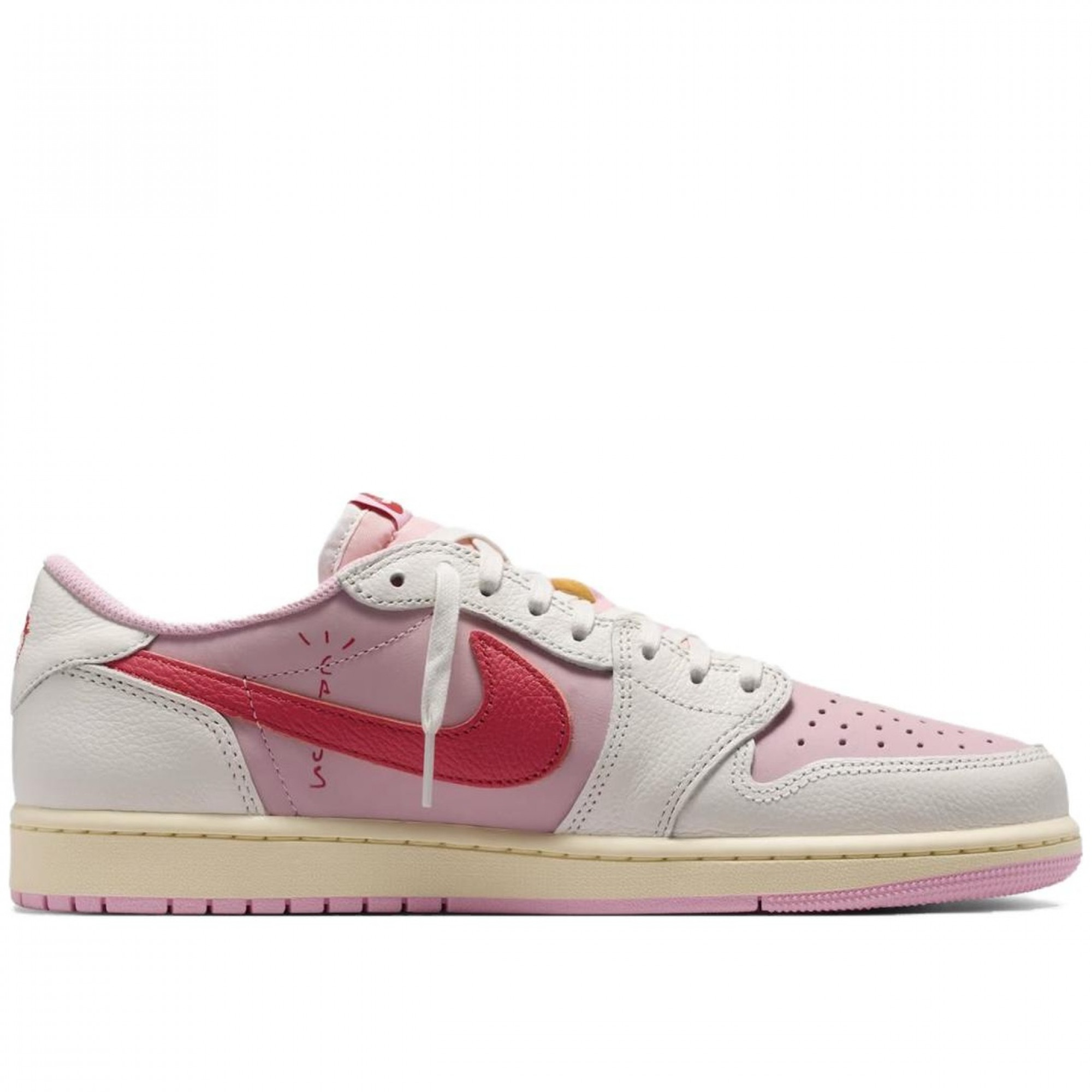 Travis Scott x Air Jordan 1 Low OG SP Sail Tropical Pink