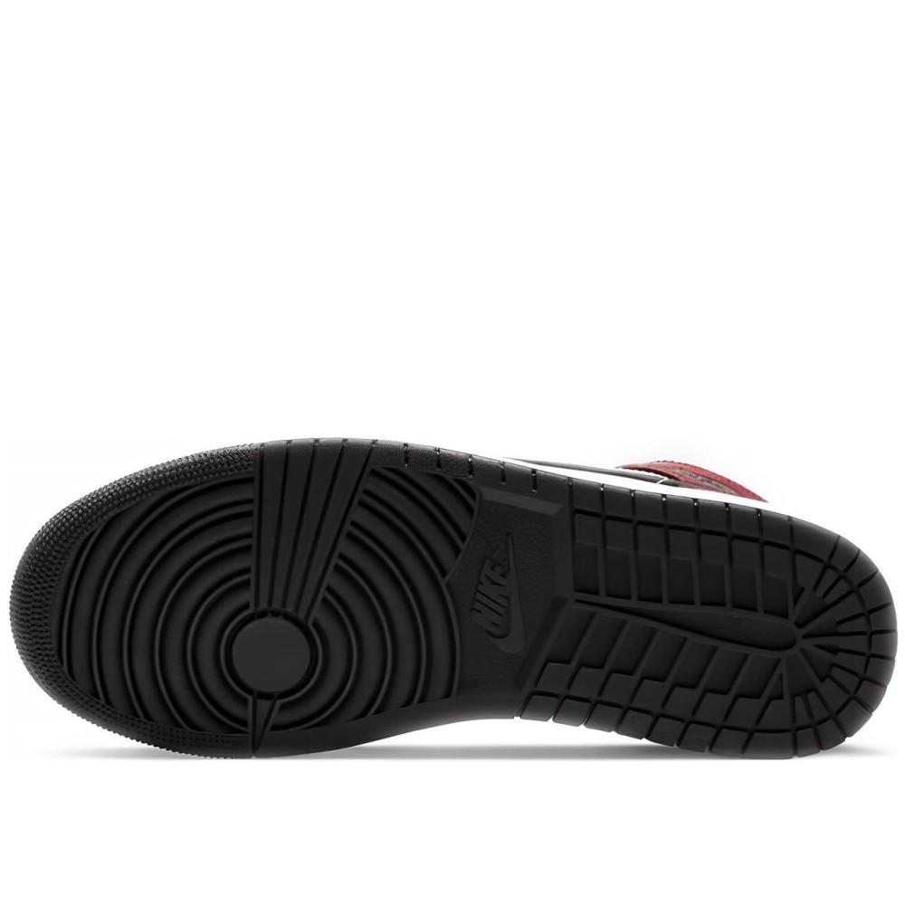Air Jordan 1 Mid Chicago Black Toe