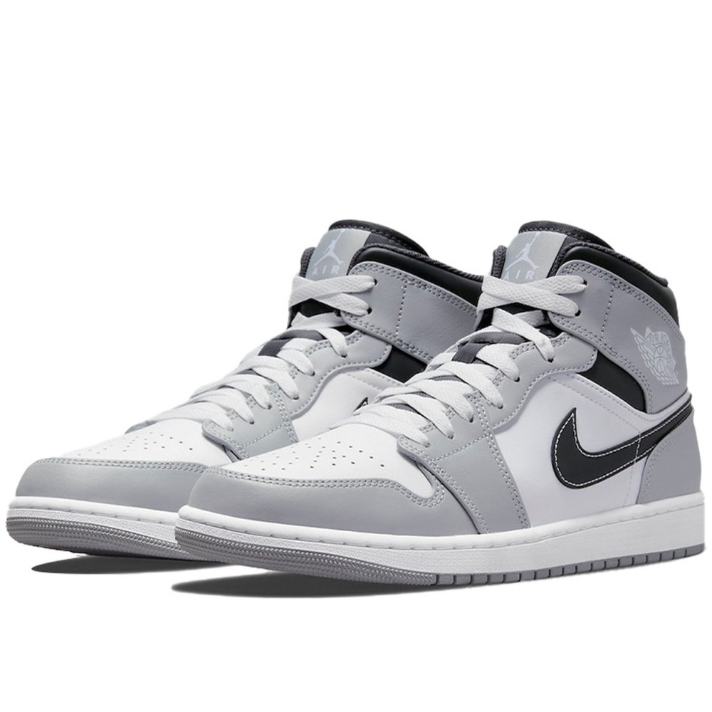 Air Jordan 1 Mid Light Smoke Grey