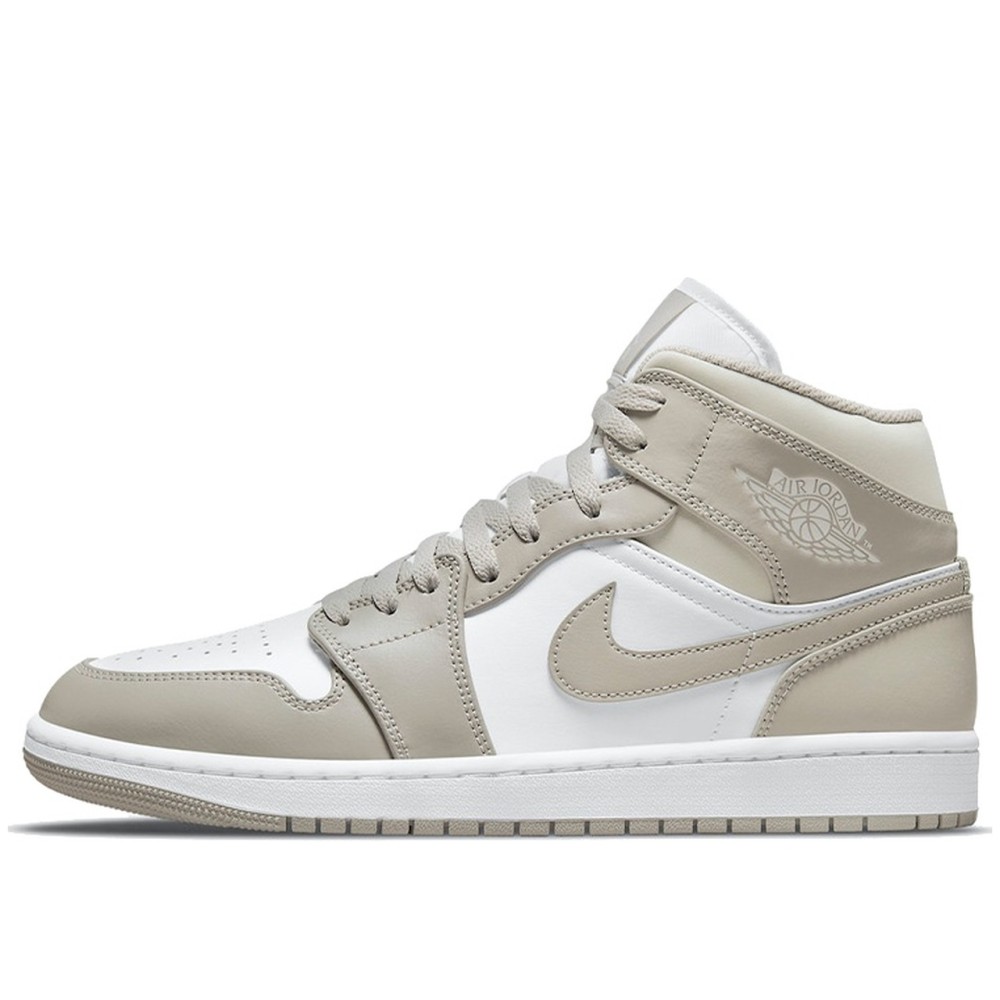Air Jordan 1 Mid College Grey Linen