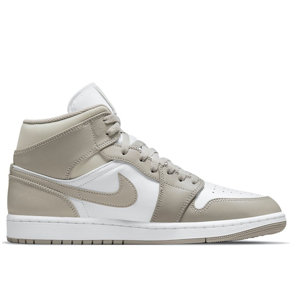 Air Jordan 1 Mid College Grey Linen