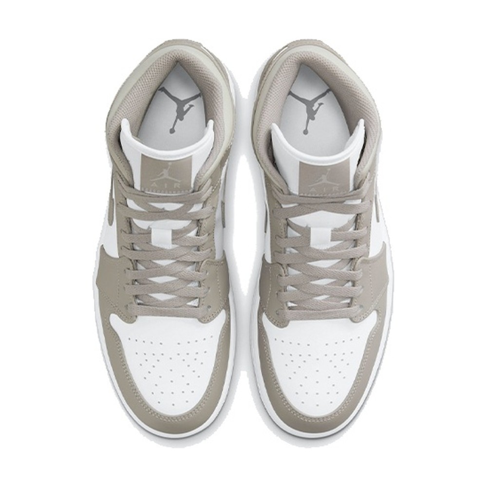Air Jordan 1 Mid College Grey Linen