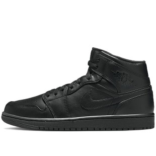 Air Jordan 1 Mid Triple Black