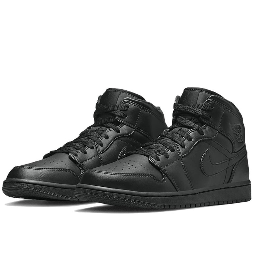 Air Jordan 1 Mid Triple Black