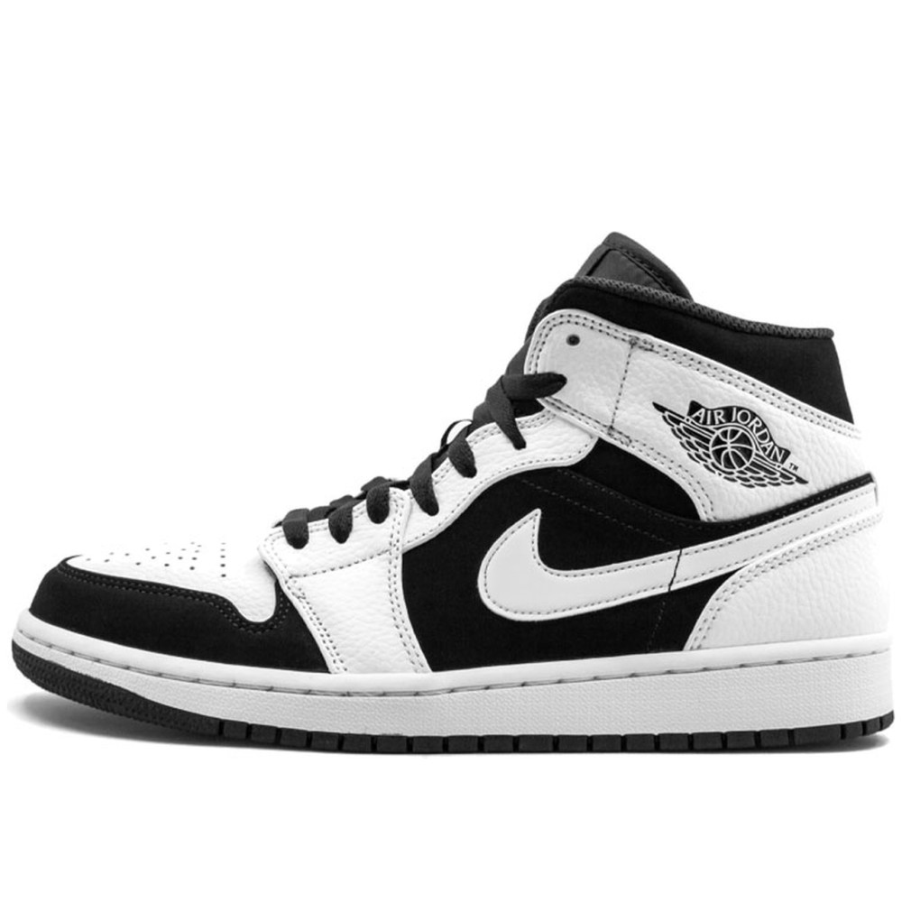 Air Jordan 1 Mid White Black