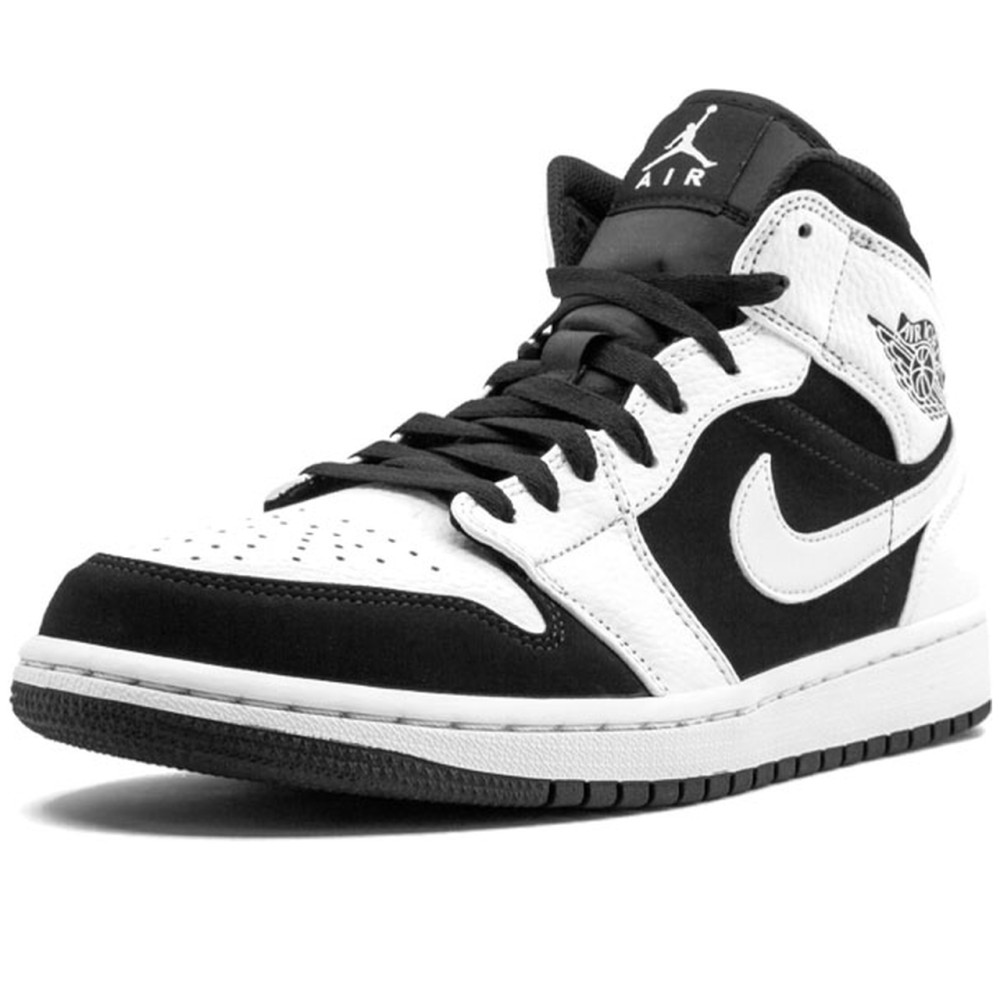 Air Jordan 1 Mid White Black