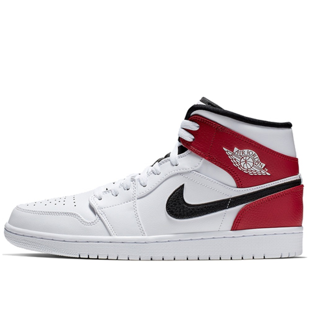 Air Jordan 1 Mid White Chicago