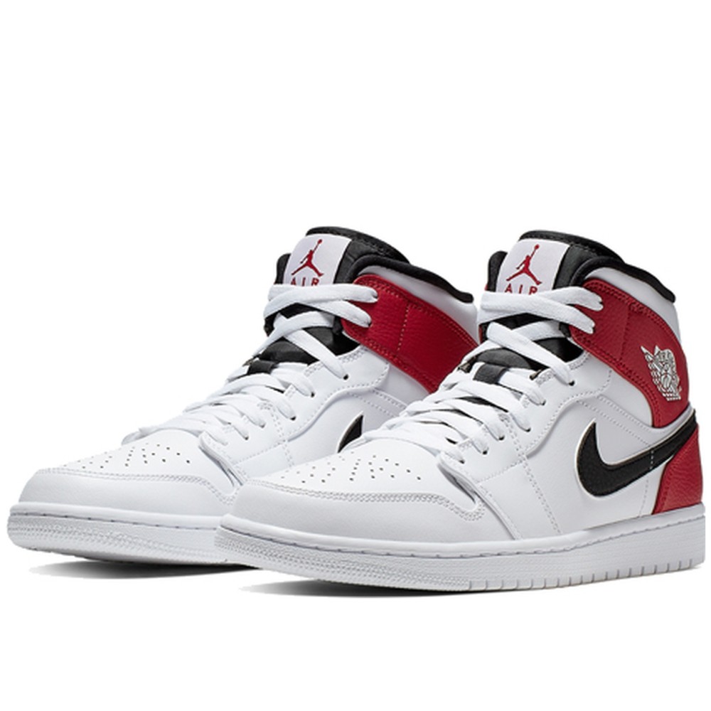 Air Jordan 1 Mid White Chicago