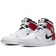 Air Jordan 1 Mid White Chicago