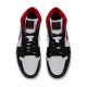 Air Jordan 1 Mid Black White Gym Red