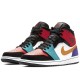 Air Jordan 1 Mid Bred Multi Color