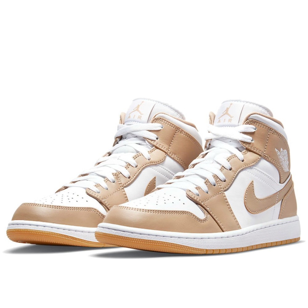 Air Jordan 1 Mid Tan Gum