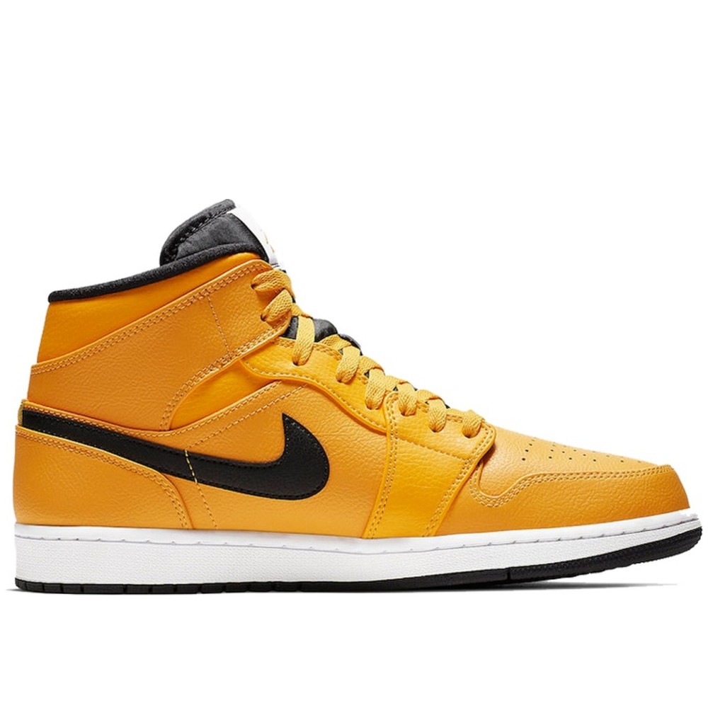 Air Jordan 1 Mid University Gold Black