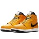 Air Jordan 1 Mid University Gold Black