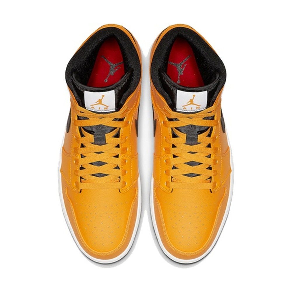 Air Jordan 1 Mid University Gold Black