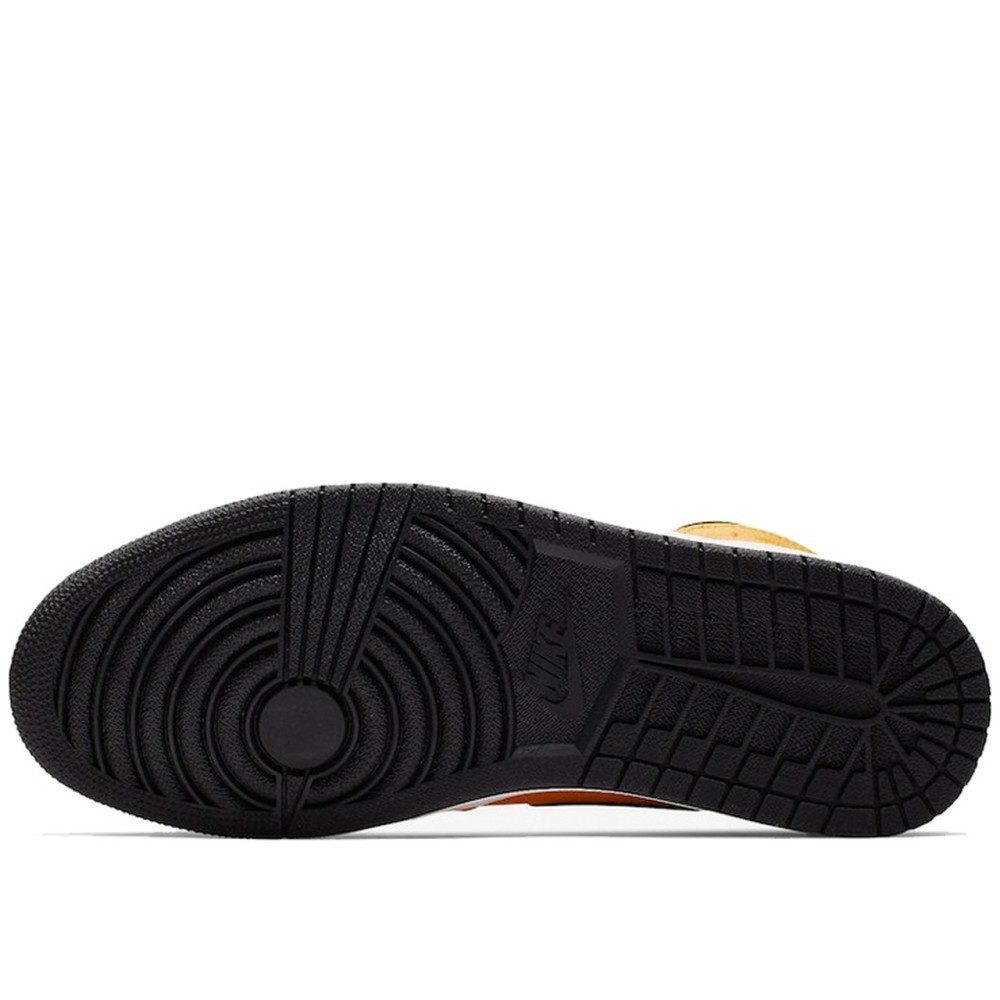 Air Jordan 1 Mid University Gold Black