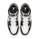 Air Jordan 1 Mid Patent Black White Gold