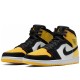 Air Jordan 1 Mid Yellow Toe Black