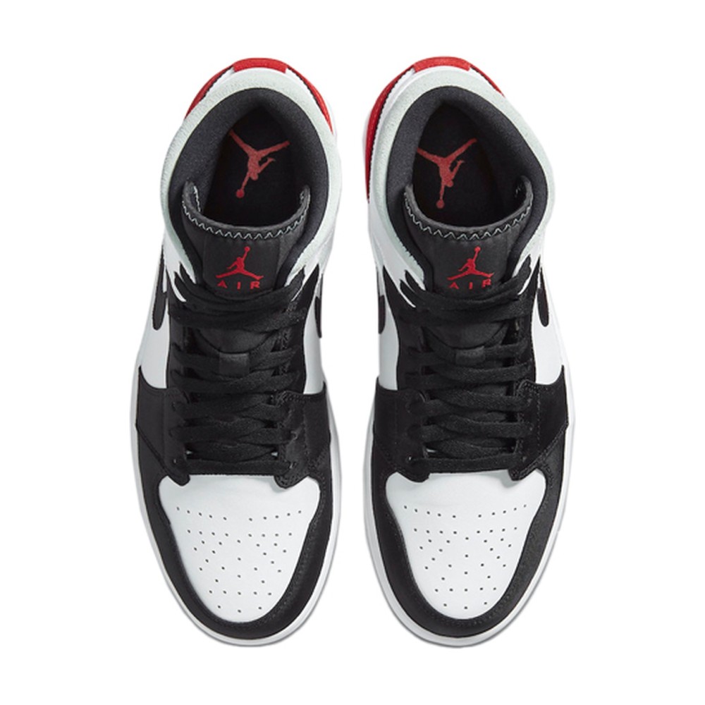 Air Jordan 1 Mid SE Red Black Toe