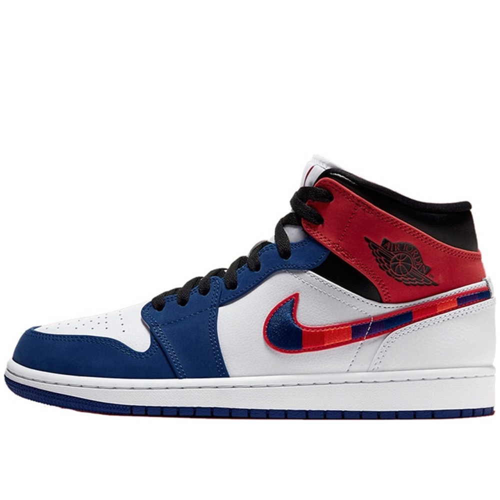 Air Jordan 1 Mid Multi Color Swoosh