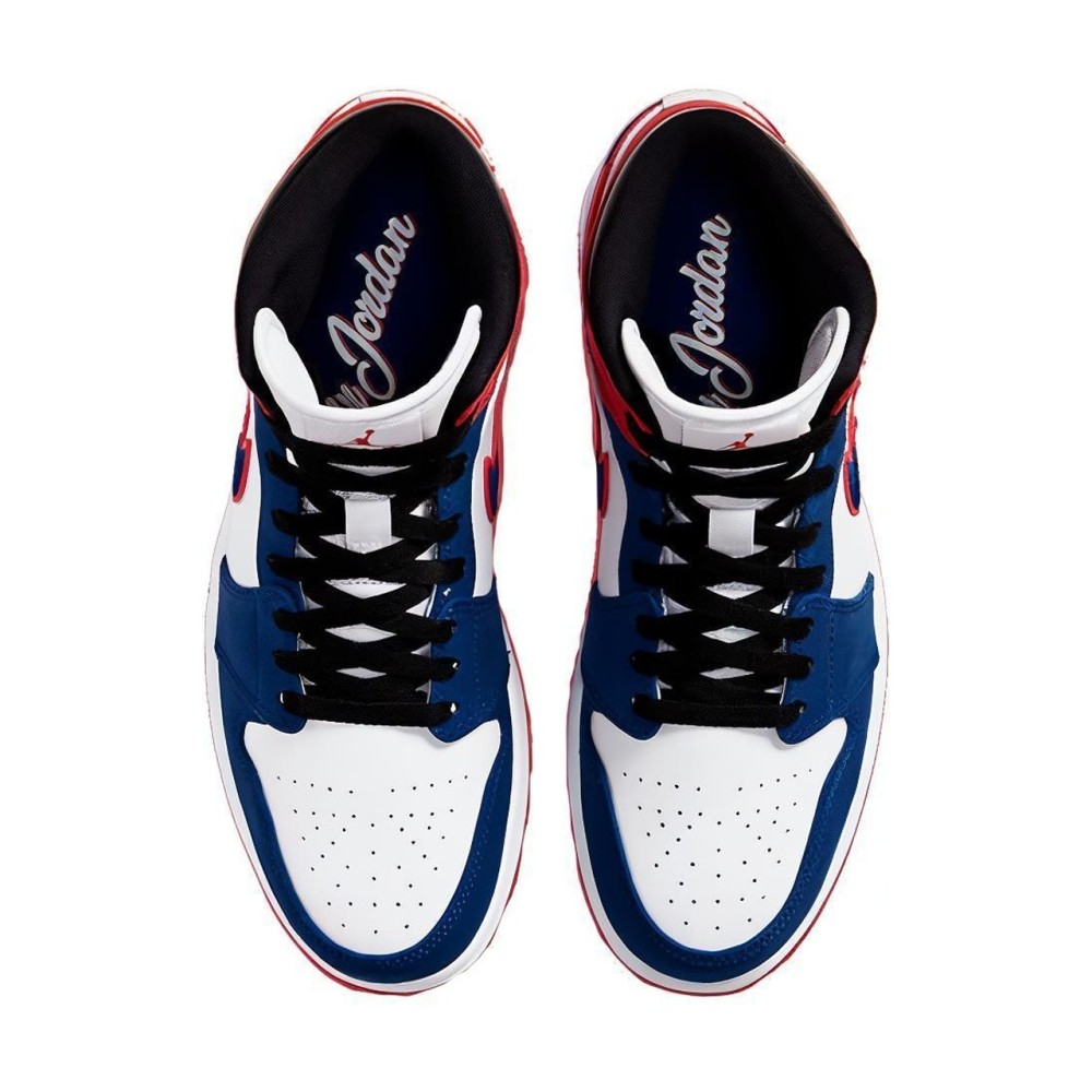 Air Jordan 1 Mid Multi Color Swoosh