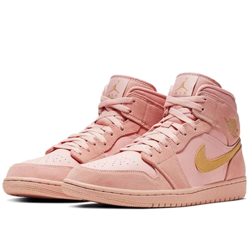 Air Jordan 1 Mid Coral Gold