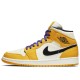 Air Jordan 1 Mid Lakers Gold