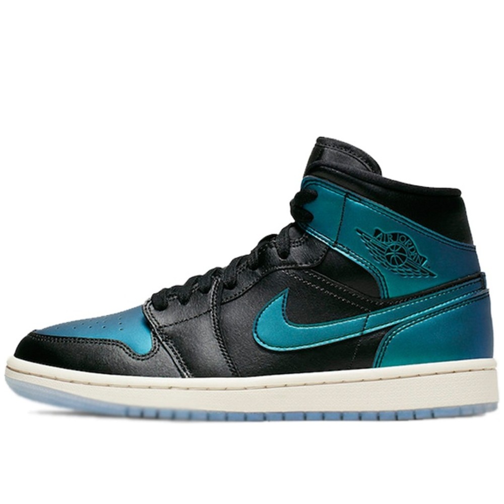 Air Jordan 1 Mid Iridescent Black