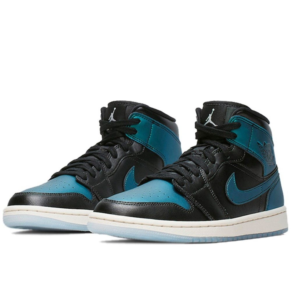 Air Jordan 1 Mid Iridescent Black