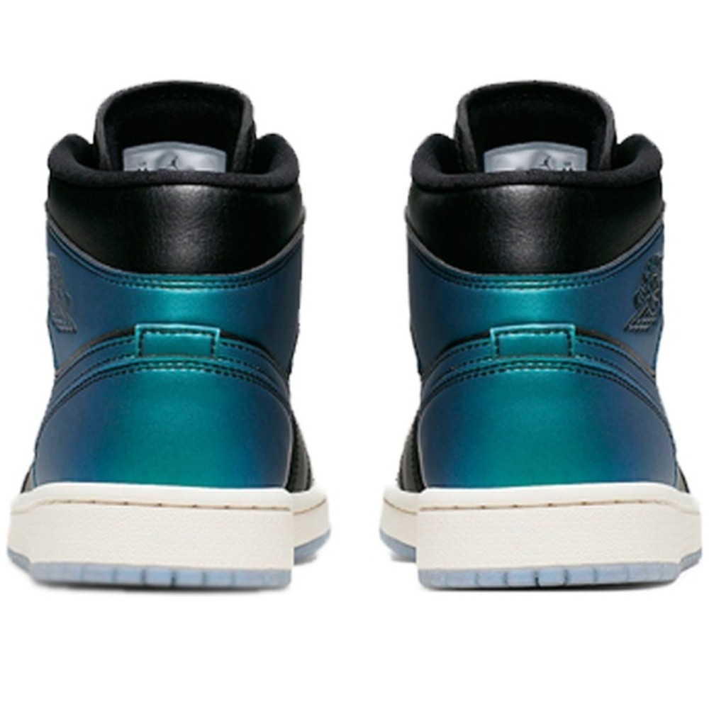 Air Jordan 1 Mid Iridescent Black