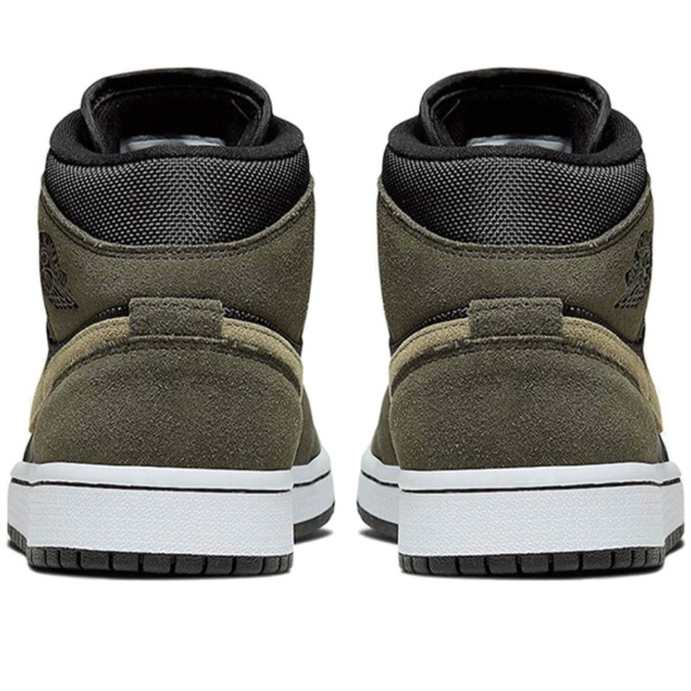 Air Jordan 1 Mid Military Olive