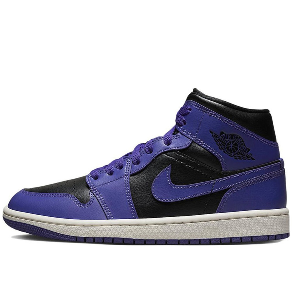 Air Jordan 1 Mid Purple Black