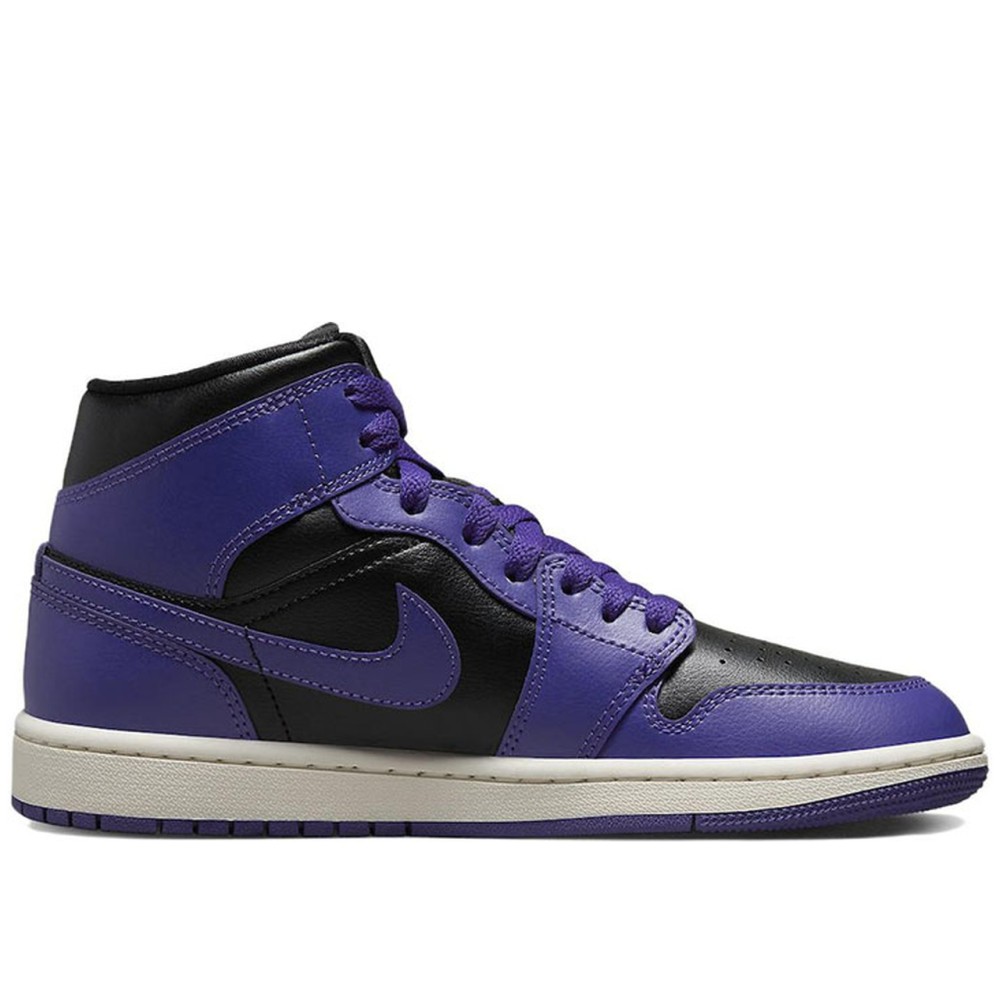 Air Jordan 1 Mid Purple Black