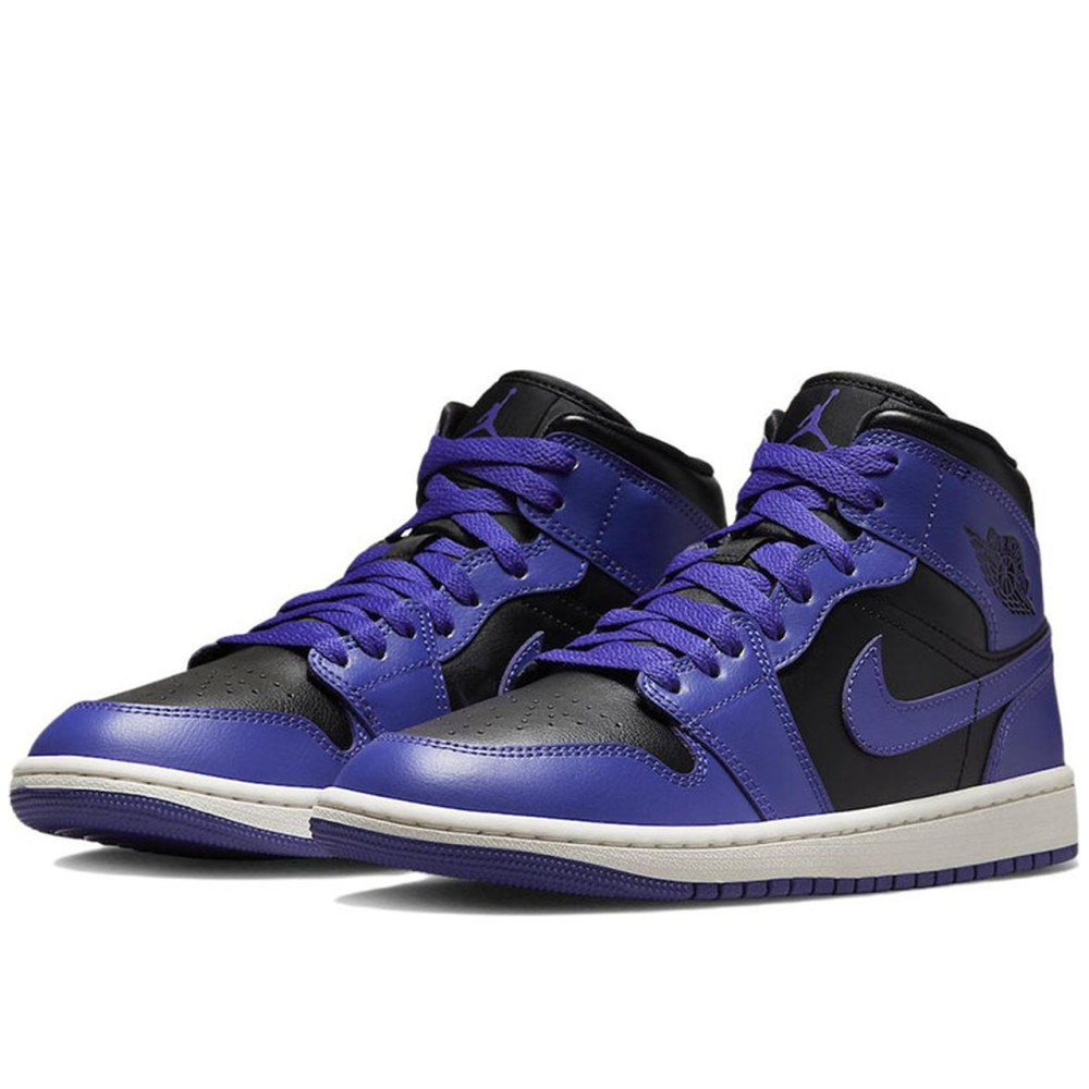 Air Jordan 1 Mid Purple Black