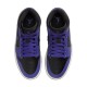 Air Jordan 1 Mid Purple Black
