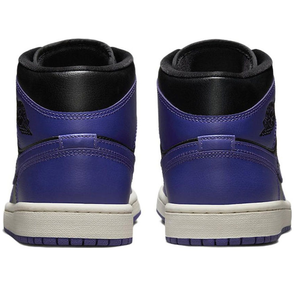 Air Jordan 1 Mid Purple Black