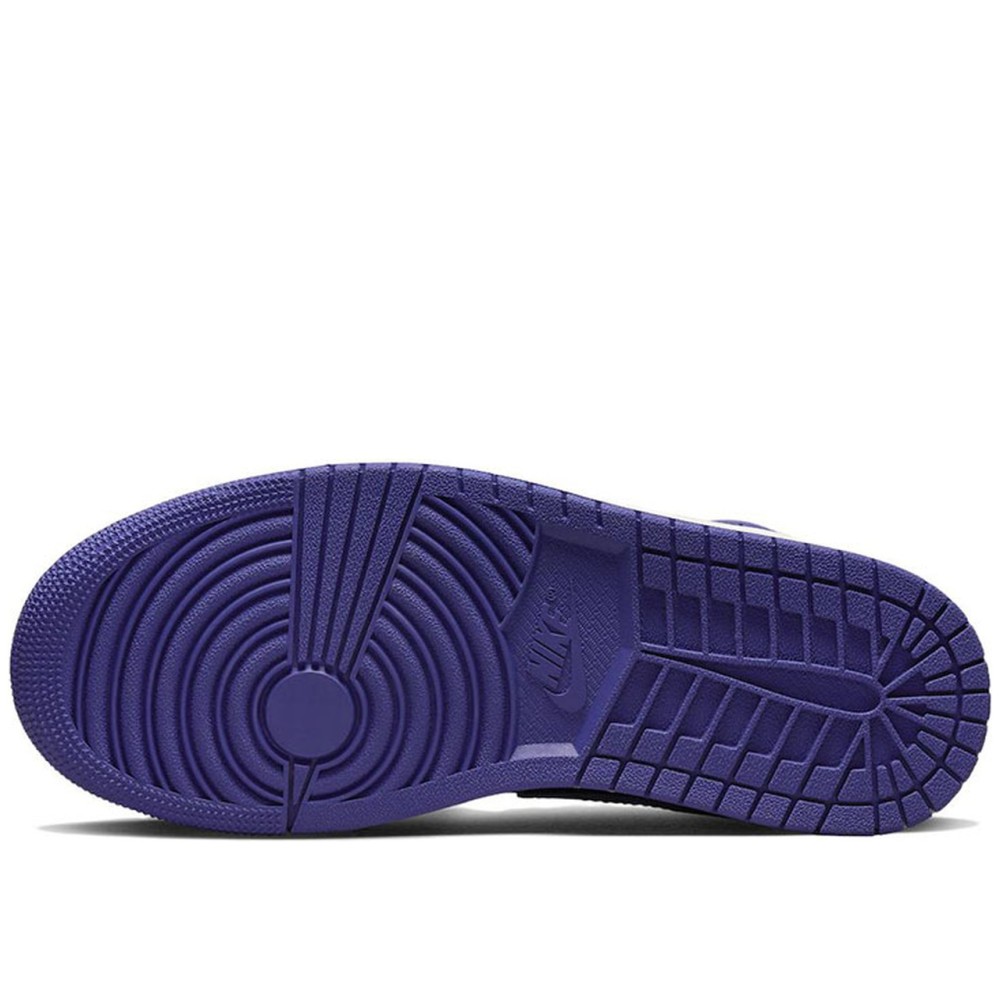 Air Jordan 1 Mid Purple Black