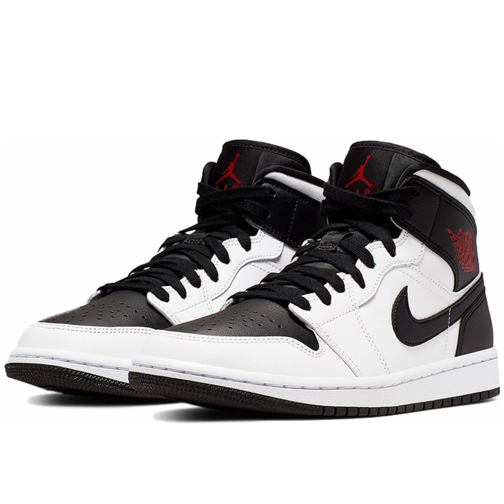 Air Jordan 1 Mid White Black