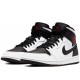 Air Jordan 1 Mid White Black
