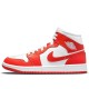 Air Jordan 1 Mid Habanero Red