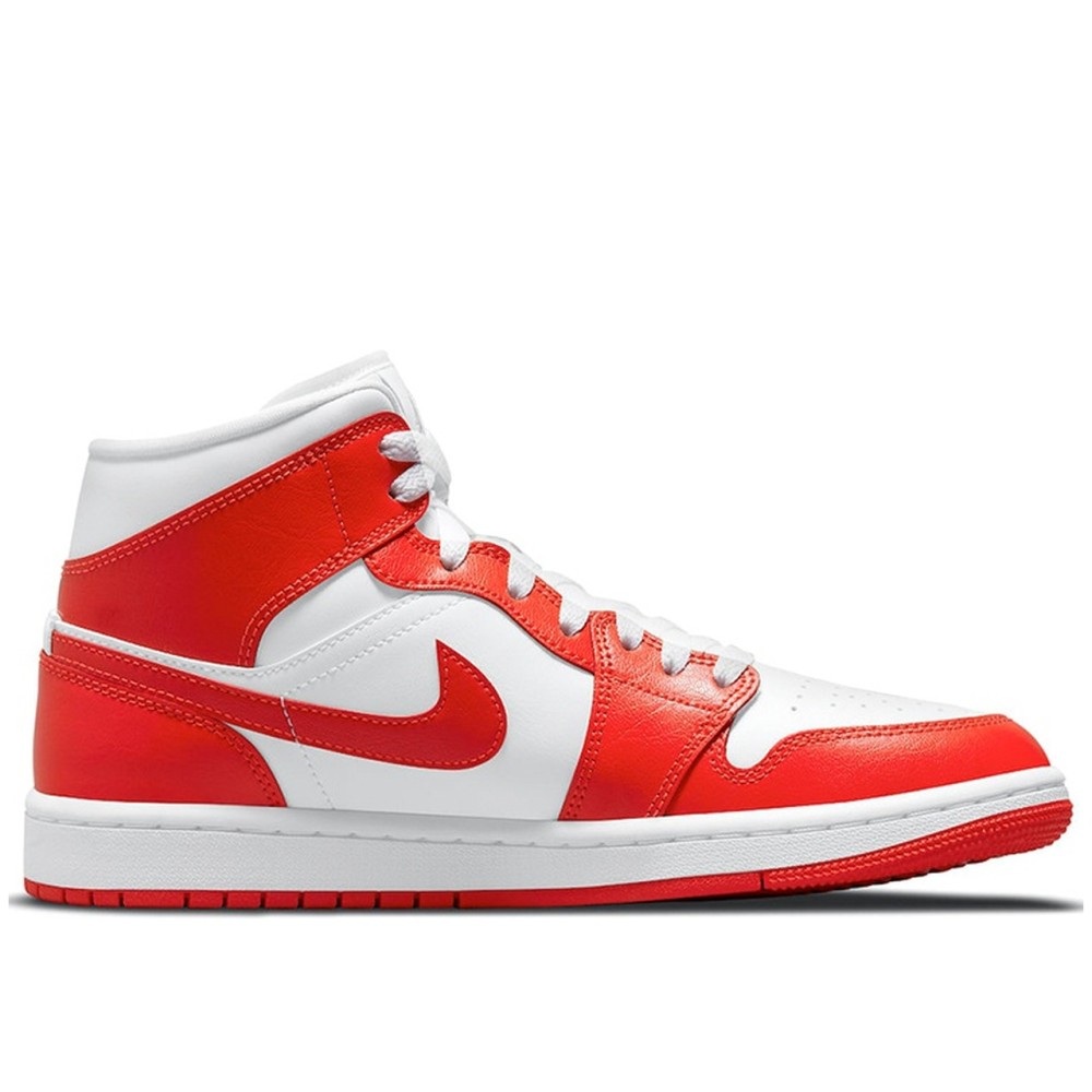 Air Jordan 1 Mid Habanero Red