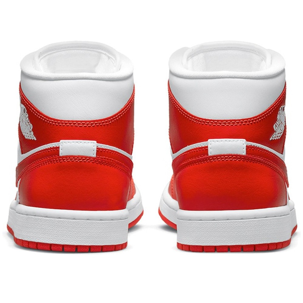 Air Jordan 1 Mid Habanero Red