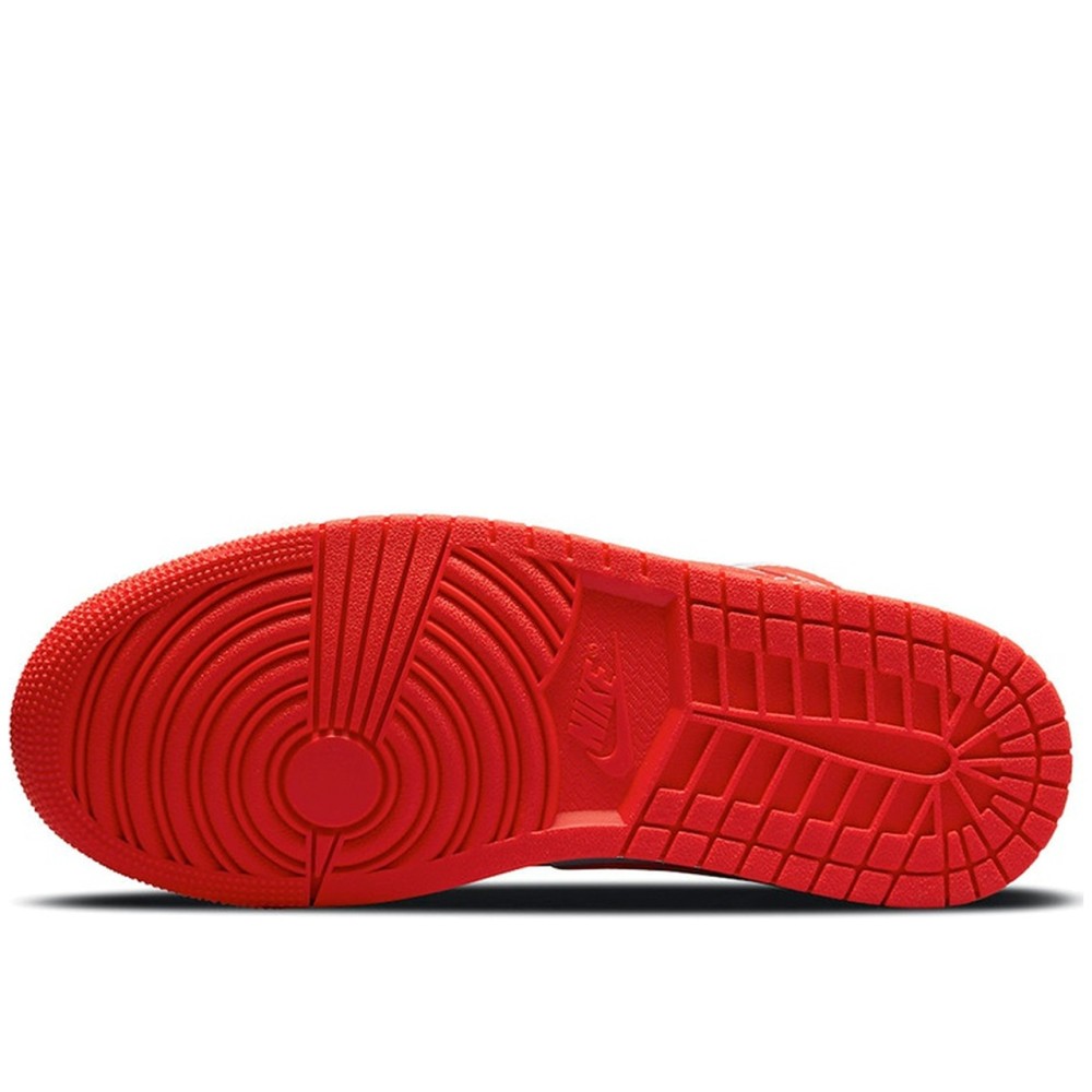 Air Jordan 1 Mid Habanero Red