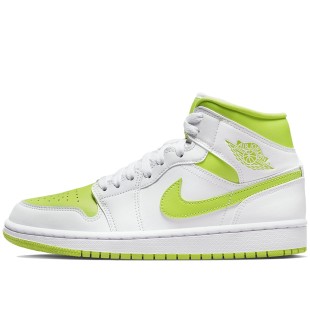 Air Jordan 1 Mid White Lime
