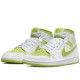 Air Jordan 1 Mid White Lime