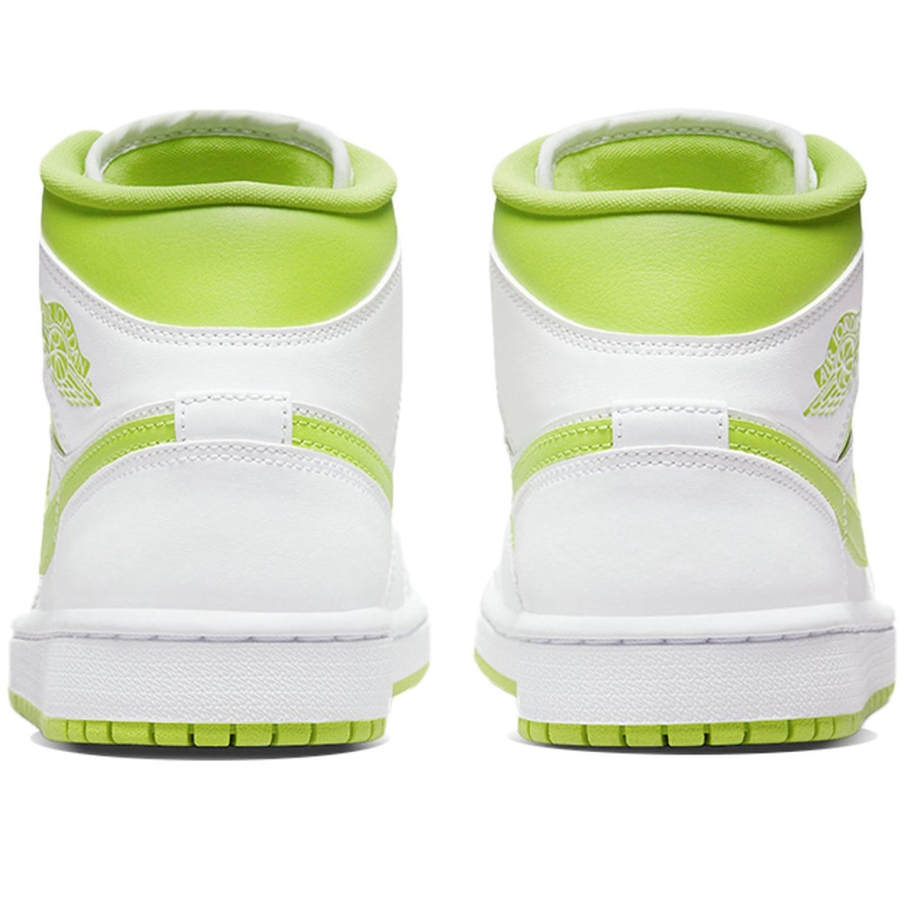 Air Jordan 1 Mid White Lime