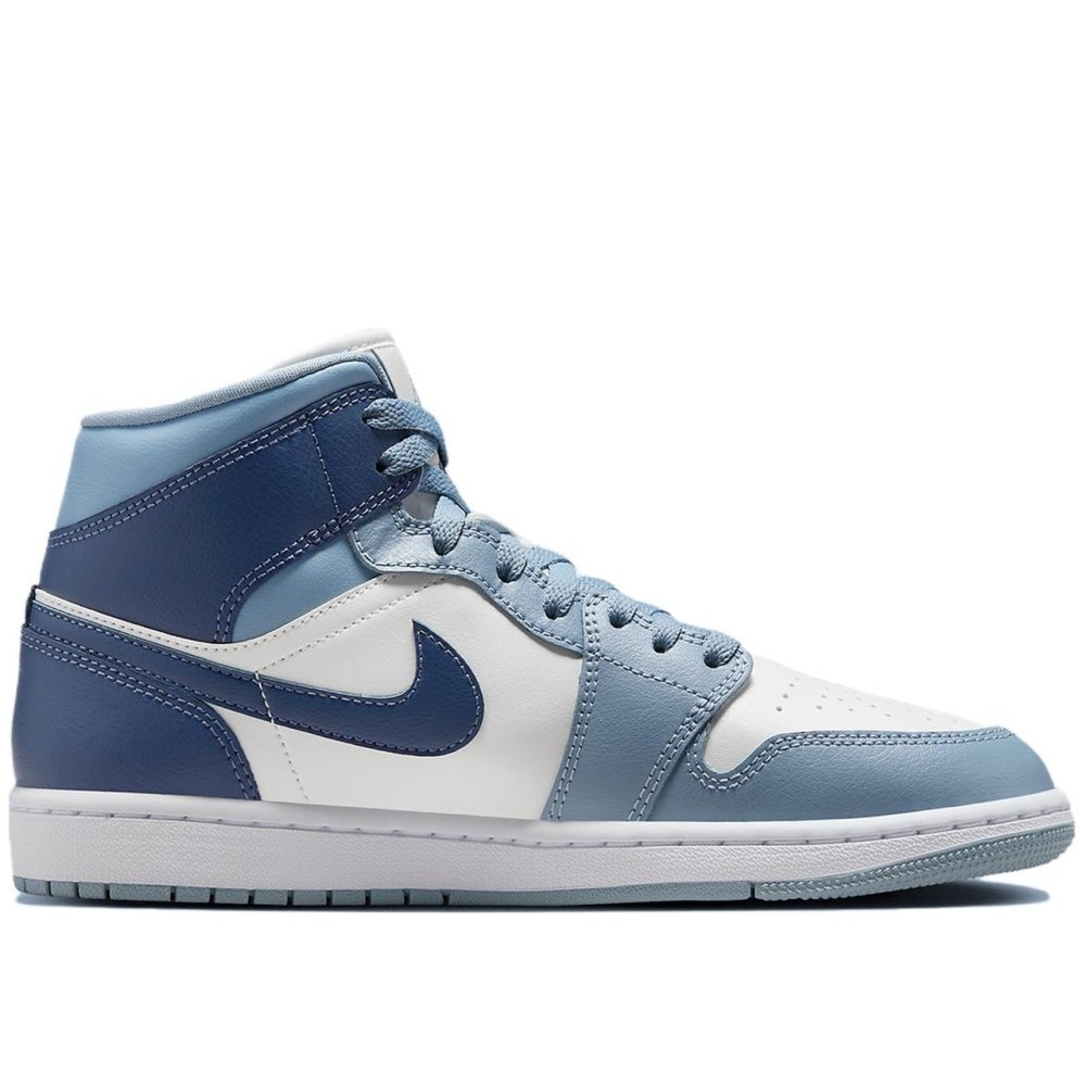 Air Jordan 1 Mid Sail Diffused Blue