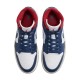 Air Jordan 1 Mid French Blue Gym Red