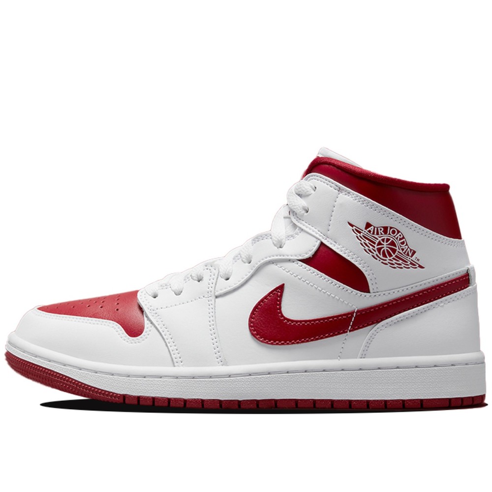 Air Jordan 1 Mid White Pomegranate