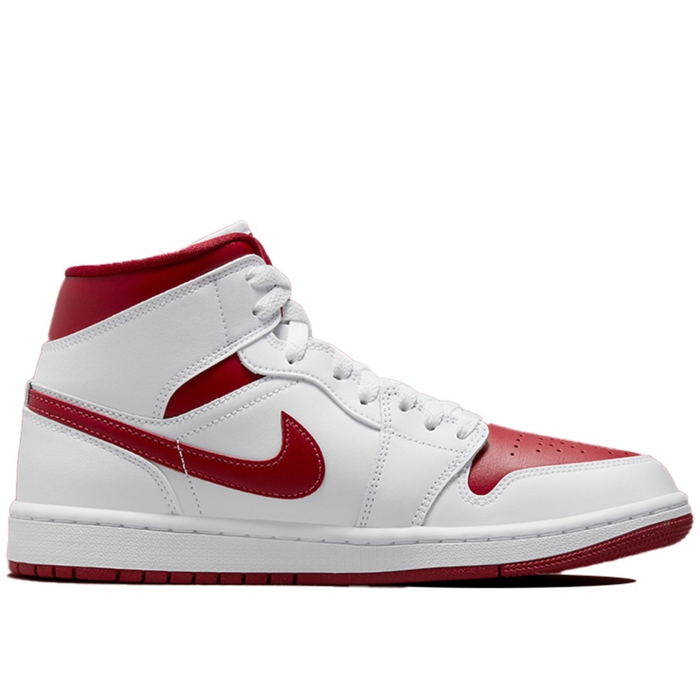 Air Jordan 1 Mid White Pomegranate